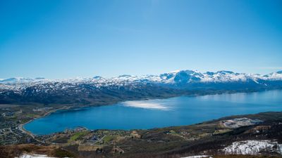 Startområdet på Haugfjellet