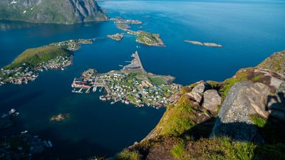 Startområdet på Reinebringen